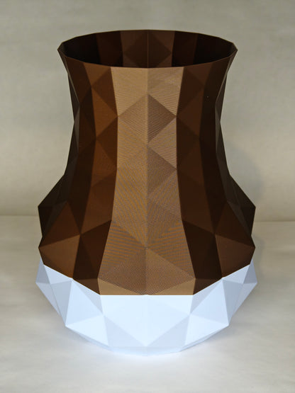 Plexa Vase — geometrisches 3D-gedrucktes Statement-Piece